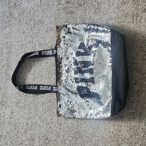 PINK Sequence Tote Bag